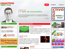 Tablet Screenshot of colectivomanueljpelaez.org